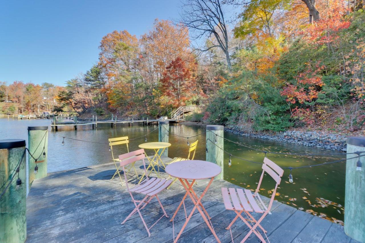 Вилла Waterfront Lusby Retreat With Deep-Water Dock And Slip Экстерьер фото