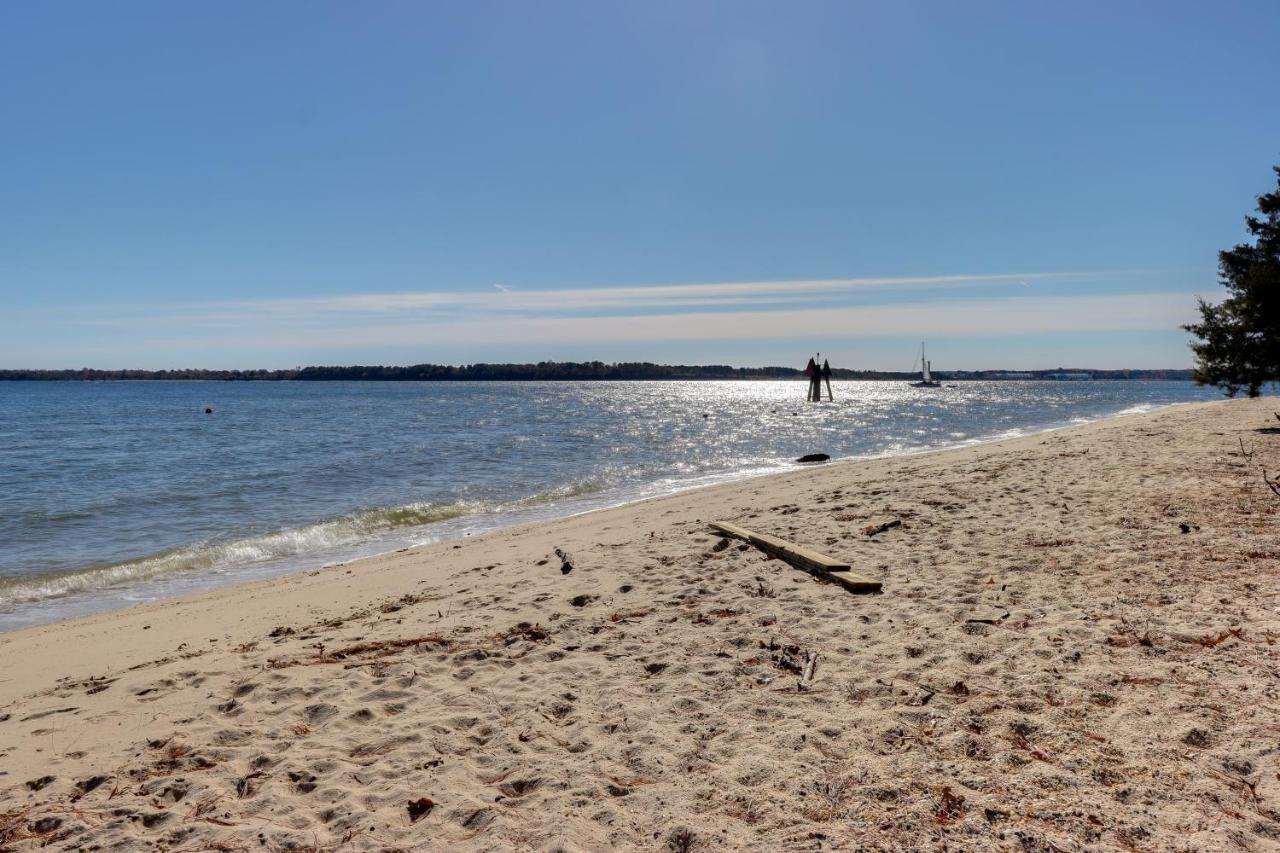 Вилла Waterfront Lusby Retreat With Deep-Water Dock And Slip Экстерьер фото