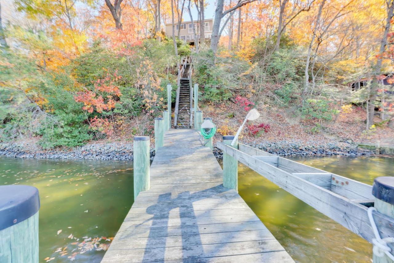 Вилла Waterfront Lusby Retreat With Deep-Water Dock And Slip Экстерьер фото