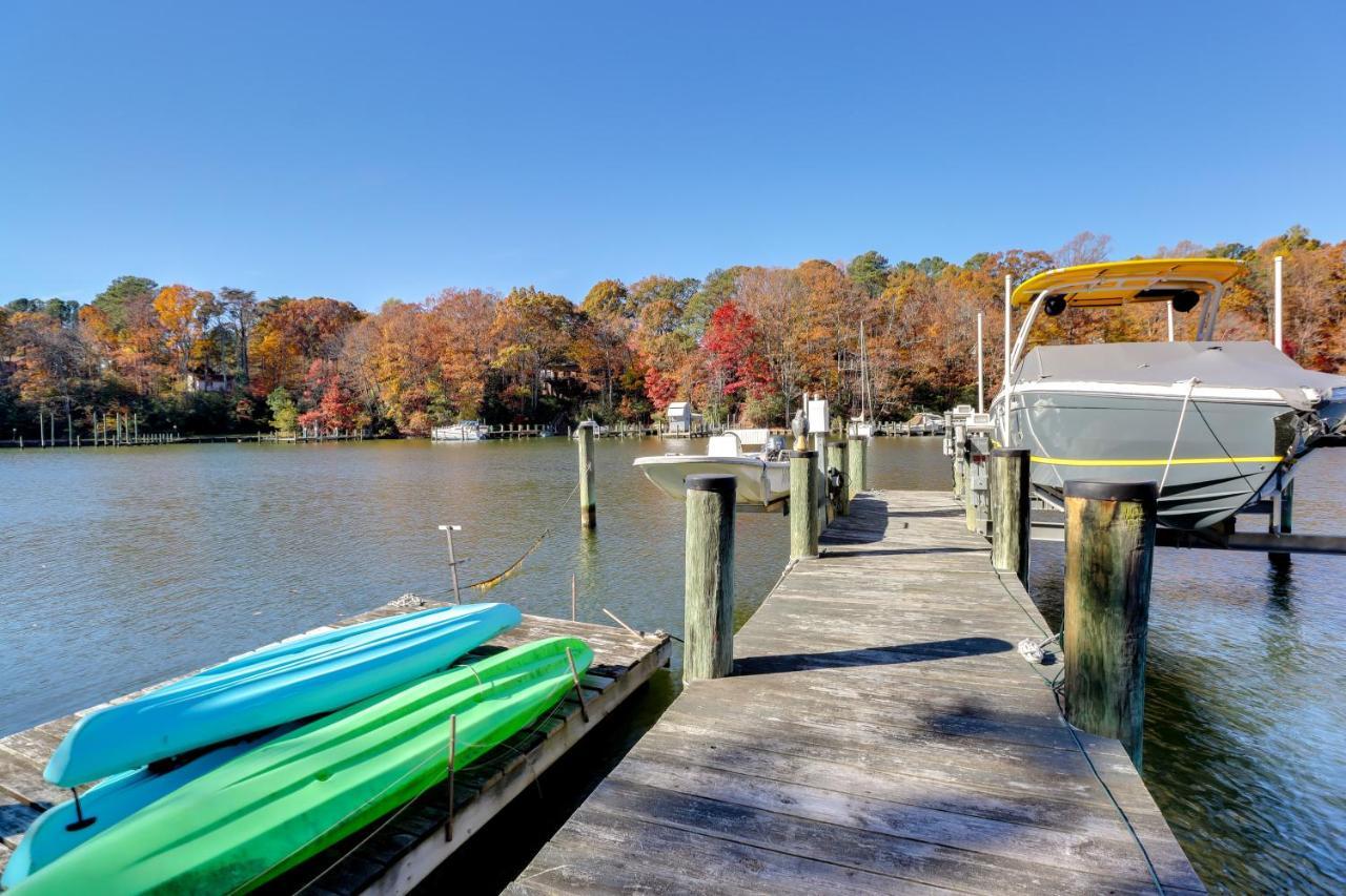 Вилла Waterfront Lusby Retreat With Deep-Water Dock And Slip Экстерьер фото